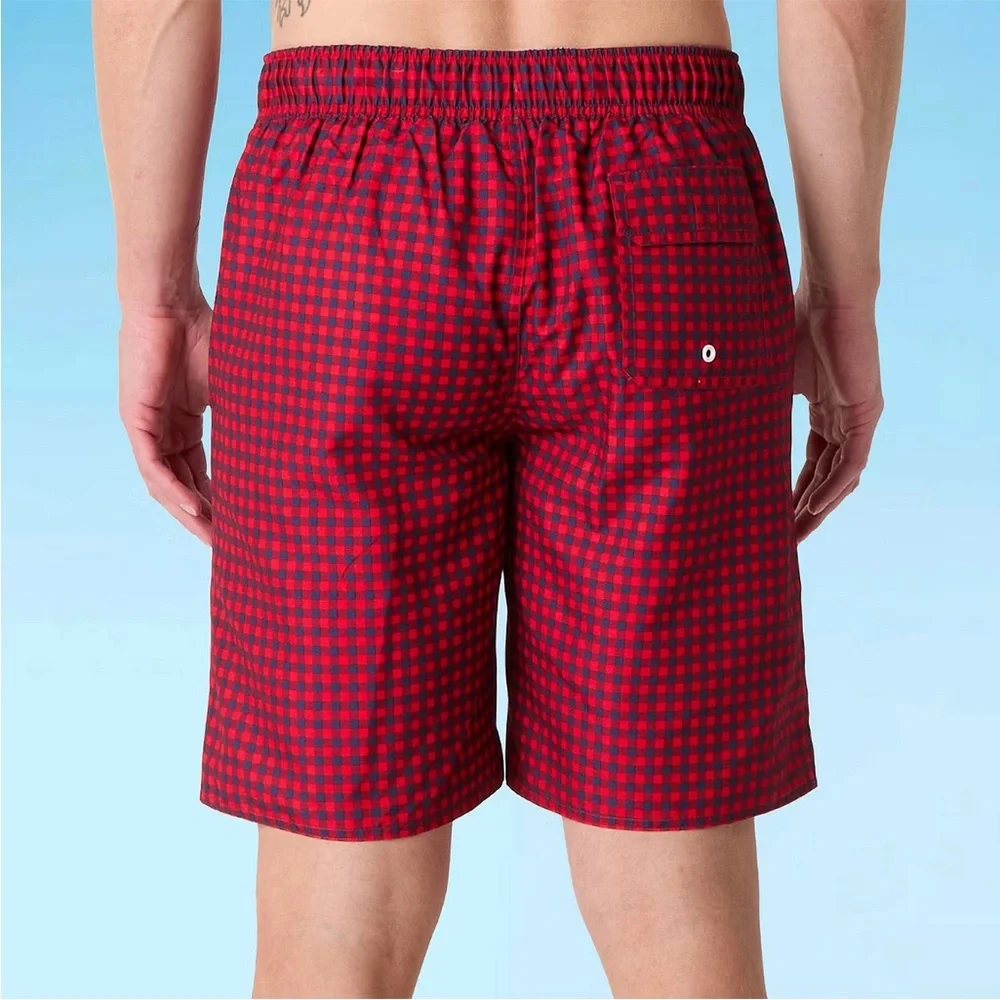 St. John's Bay Red and Navy Gingham 9